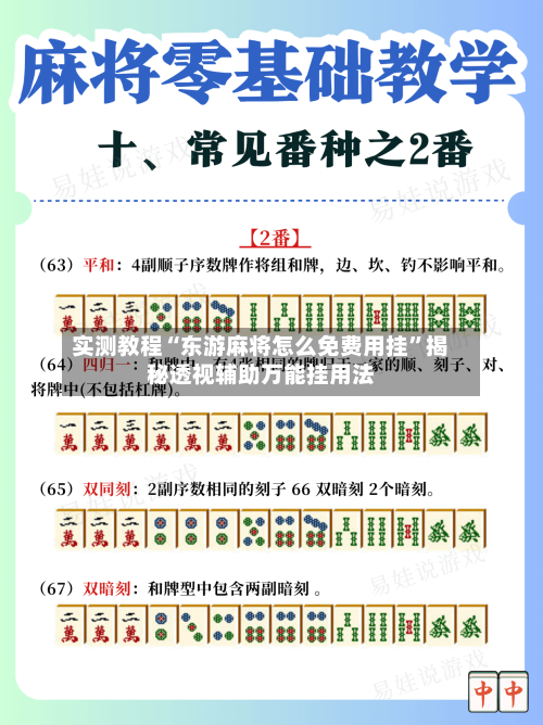 实测教程“东游麻将怎么免费用挂”揭秘透视辅助万能挂用法