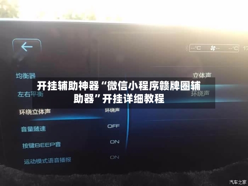 开挂辅助神器“微信小程序赣牌圈辅助器”开挂详细教程