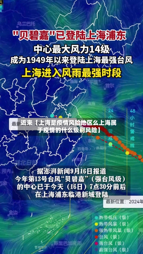 近来【上海是疫情风险地区么上海属于疫情的什么级别风险】