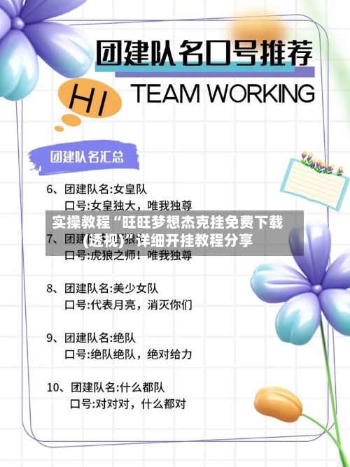 实操教程“旺旺梦想杰克挂免费下载(透视)”详细开挂教程分享