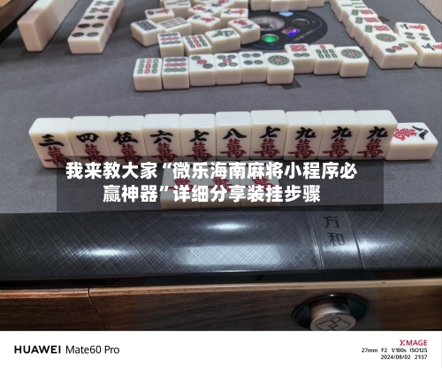 我来教大家“微乐海南麻将小程序必赢神器”详细分享装挂步骤-第2张图片