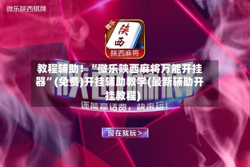 教程辅助！“微乐陕西麻将万能开挂器”(免费)开挂辅助教学(最新辅助开挂教程)-第2张图片