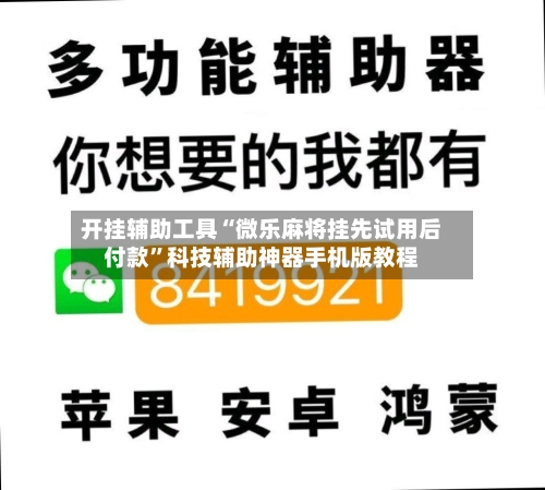 开挂辅助工具“微乐麻将挂先试用后付款”科技辅助神器手机版教程
