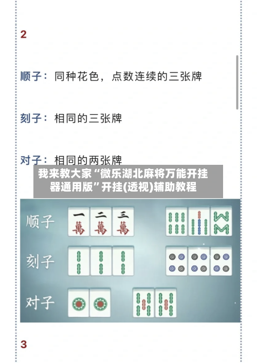 我来教大家“微乐湖北麻将万能开挂器通用版”开挂(透视)辅助教程-第2张图片