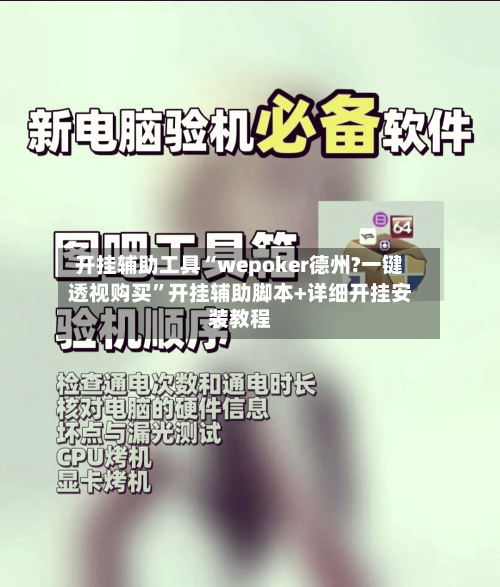 开挂辅助工具“wepoker德州?一键透视购买”开挂辅助脚本+详细开挂安装教程