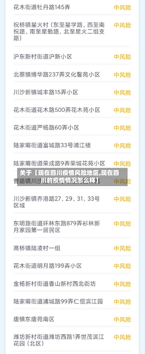 关于【现在四川疫情风险地区,现在四川的疫情情况怎么样】-第3张图片